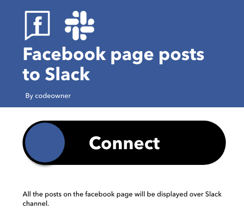 Facebook Page posts to slack