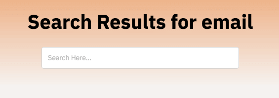 LeadFuze search results for emails