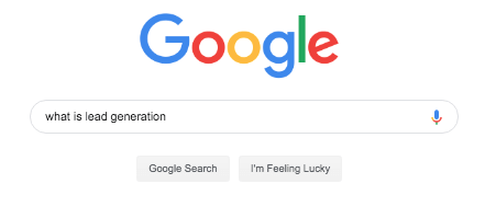 What is lead generation