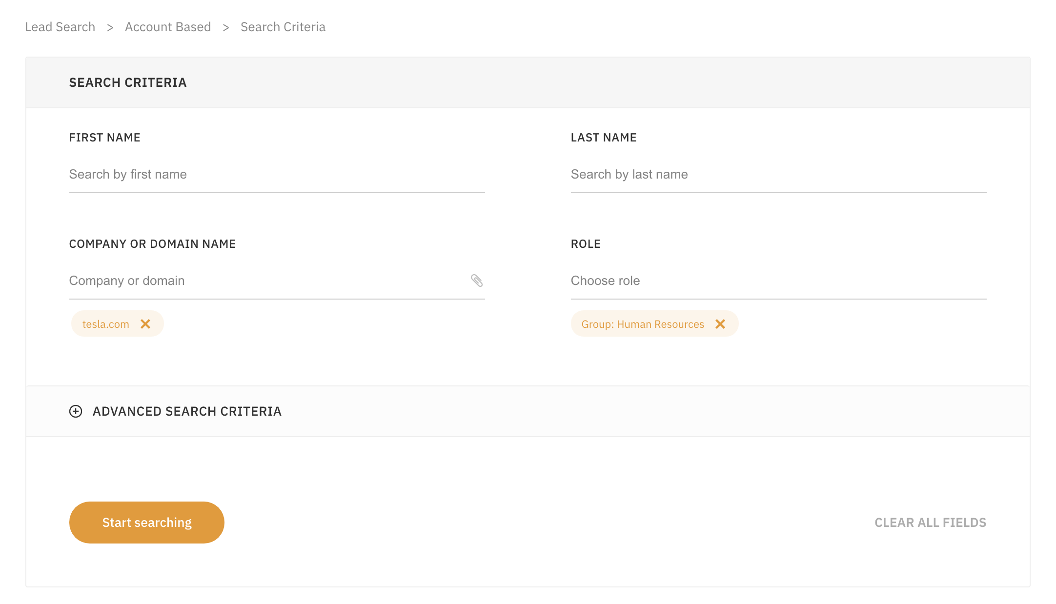 How to categorize leads