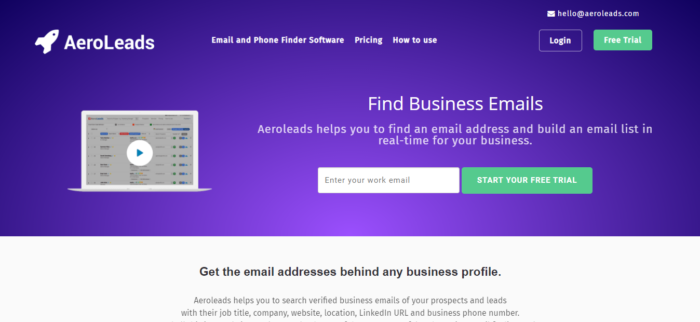 lead generation email address finder