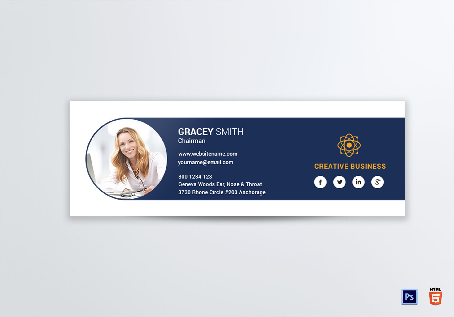 responsive email signature template