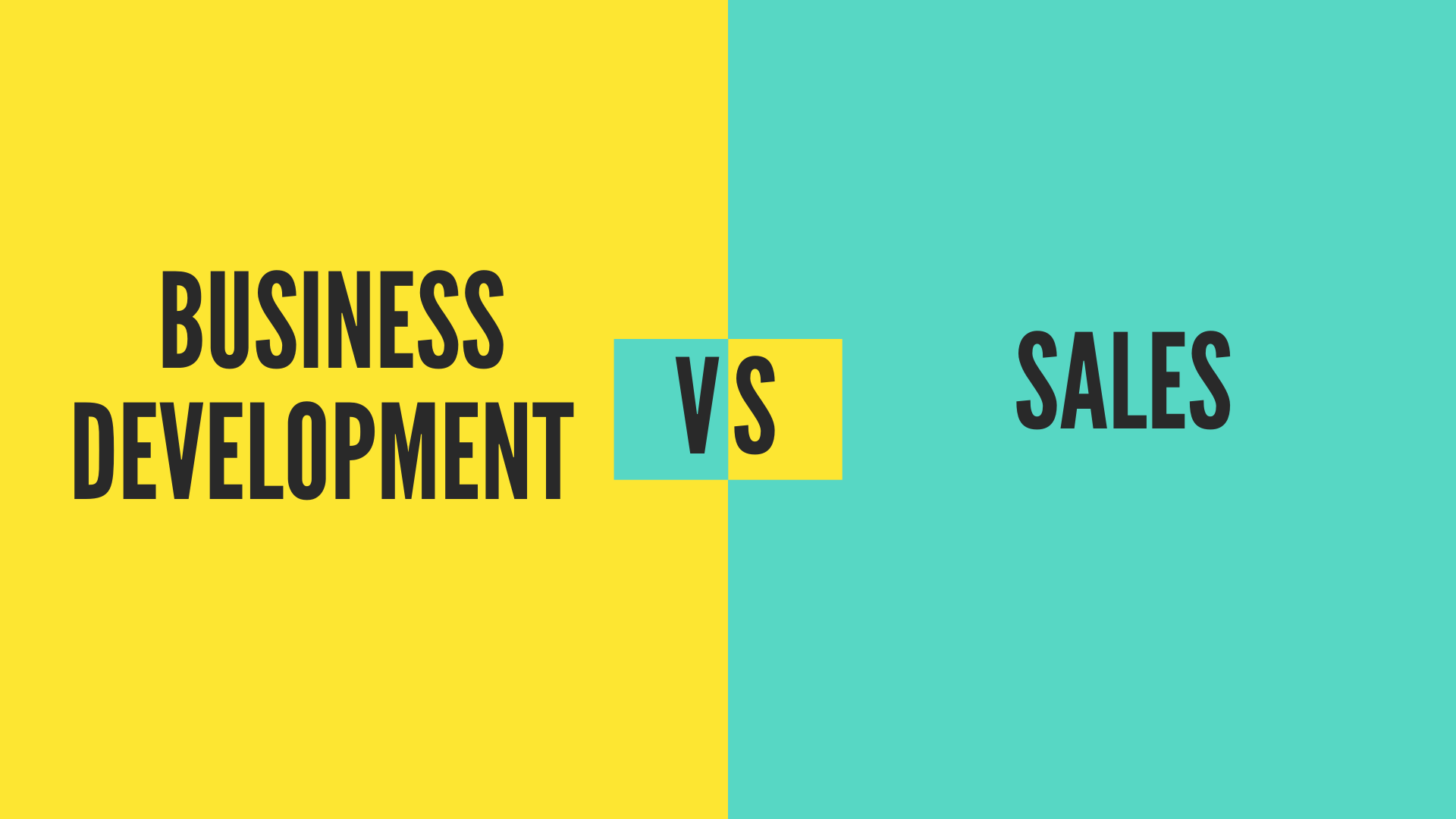 business development vs sales